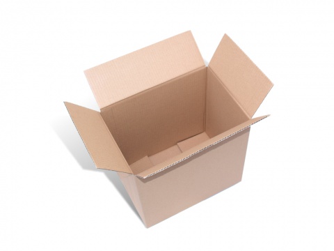 Chlopňová krabica hnedá 3vrstvová lepenka