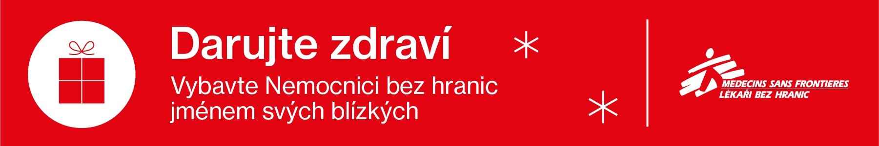 Dar organizaci Lékaři bez hranic